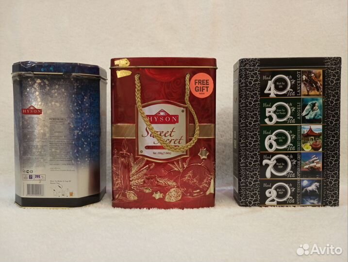 Жестяные банки из под чая