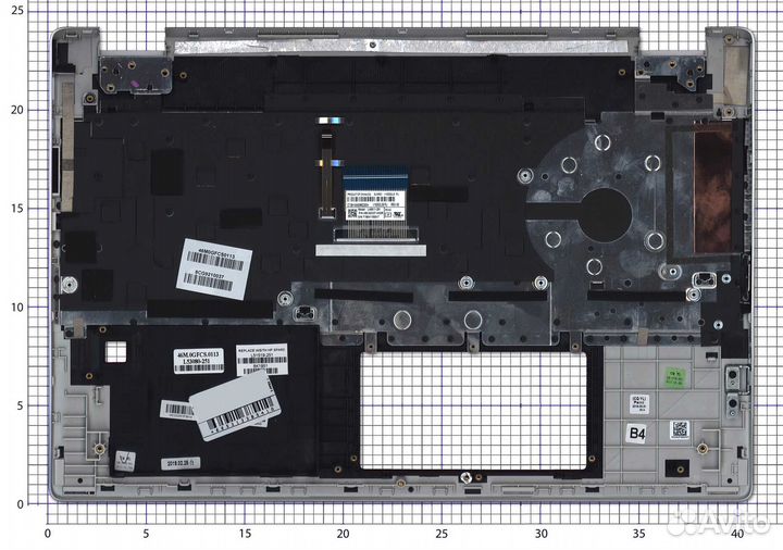 Клавиатура к HP 15-DQ FPR топкейс, черный с подсве