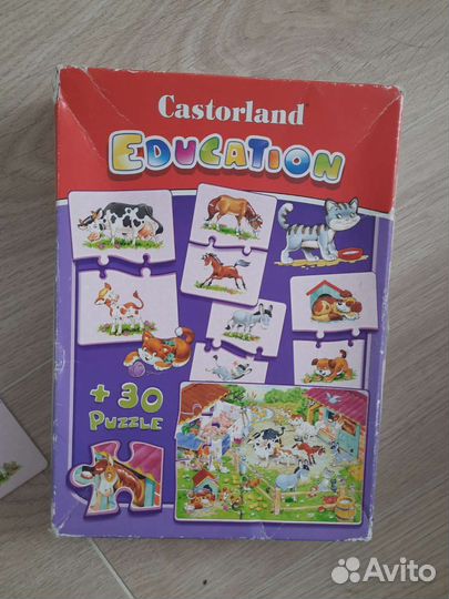 Пазлы Castorland обучающие алфавит и животные