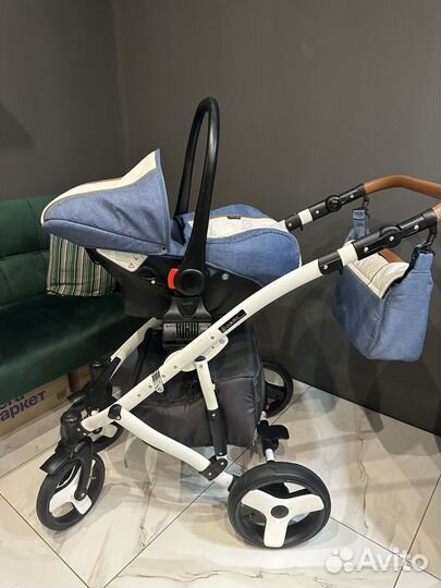 Коляска 3 в 1 Coletto Florino Carbon