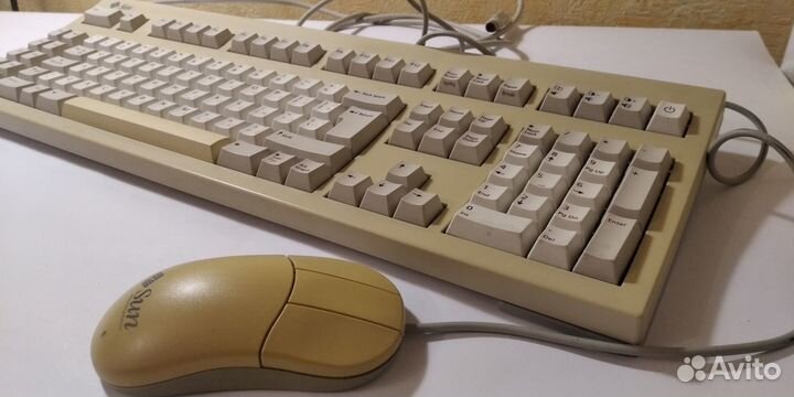 Клавиатура + мышка комплект. SUN. Раритет