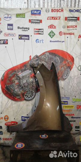 Крыло переднее левое Хендай сантафе 2 06-12гг