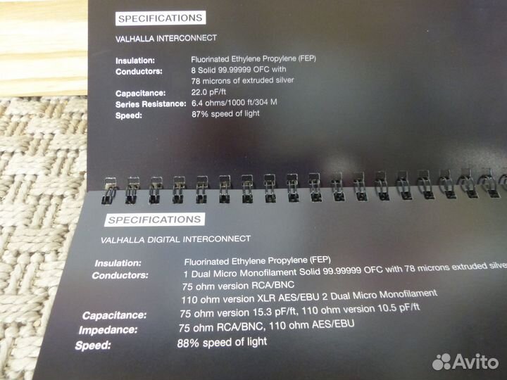 Nordost Valhalla Digital BNC-BNC-RCA-RCA