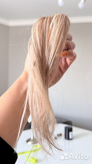 Волосы для наращивания натуральные 30 см бу