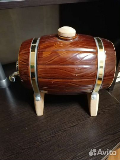 Керамическая бочка под вино
