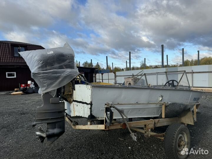 Лодка progres 4 с мотором Ямаха