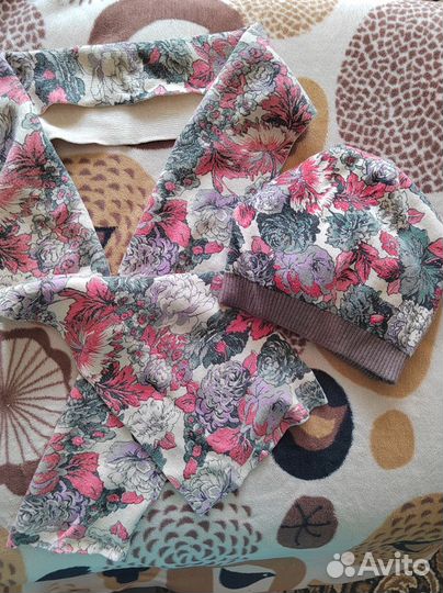 Комплект шапка и шарф женские