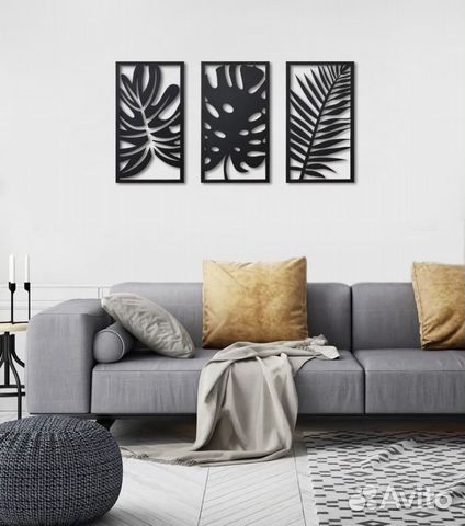 Панно икеа из металла 3шт