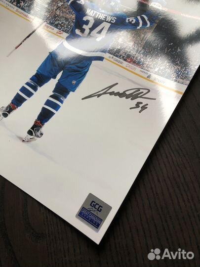 Автограф Остон Мэттьюс/ Autograph Auston Matthews