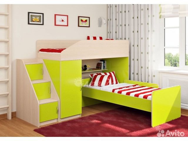 Детская кровать двухъярусная