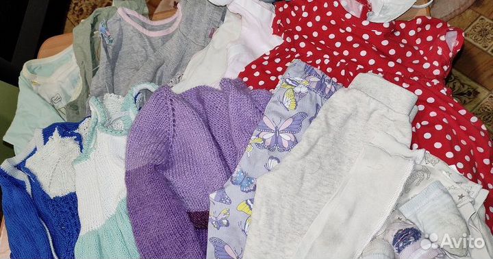 Пакет одежды на девочку 12-18 месяцев