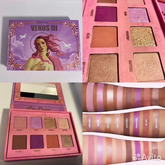 Becca, Denona, Huda, Roen, Viseart, Lime Crime