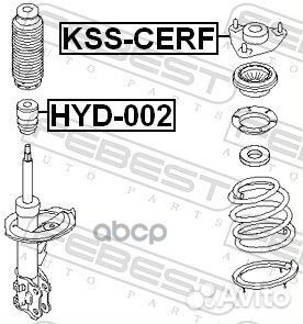 Опора амортизатора KIA cerato 08- пер. KSS-cerf