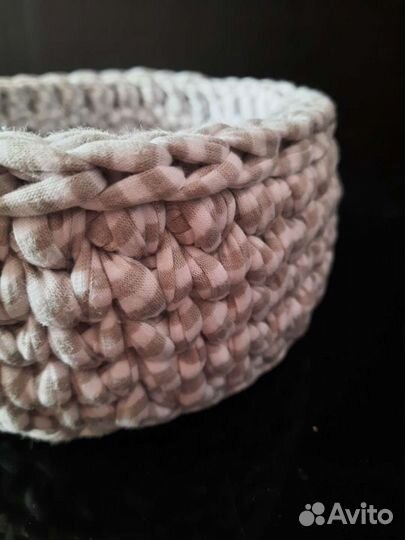 Корзины из трикотажной пряжи