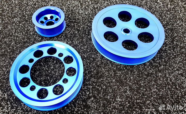 Шкивы алюминиевые облегченные - Toyota Supra JZA80