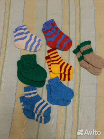 Носки вязаные