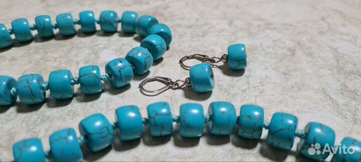 Бусы + браслет+серьги