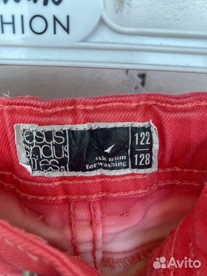 Джинсовые шорты для девочки 122-128