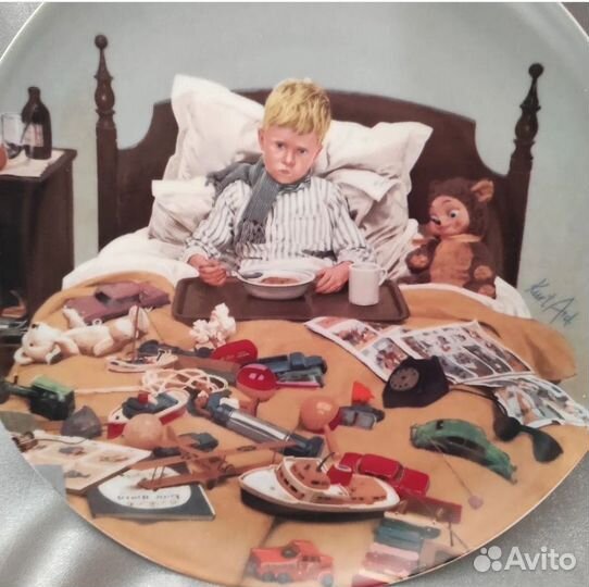 Настенная тарелка Копенгаген винтаж