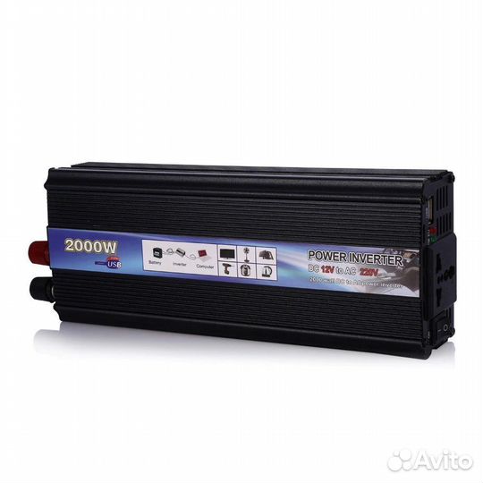 Преобразователь Инвертор 12 вольт в 220 вольт