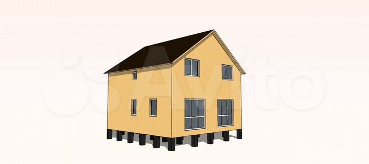 Коттедж 140 м² на участке 7,5 сот.