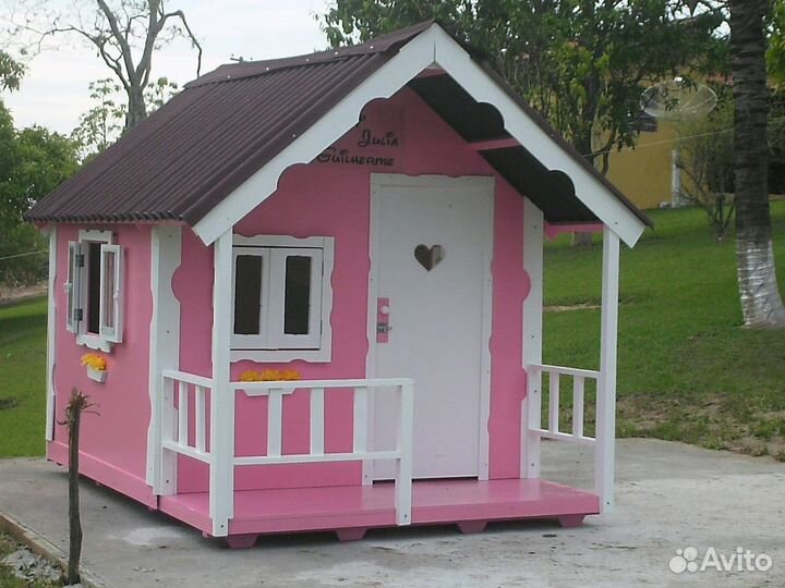 Детский игровой домик уличный / Песочницы