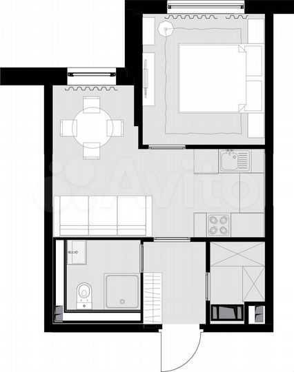 1-к. квартира, 33,6 м², 16/28 эт.