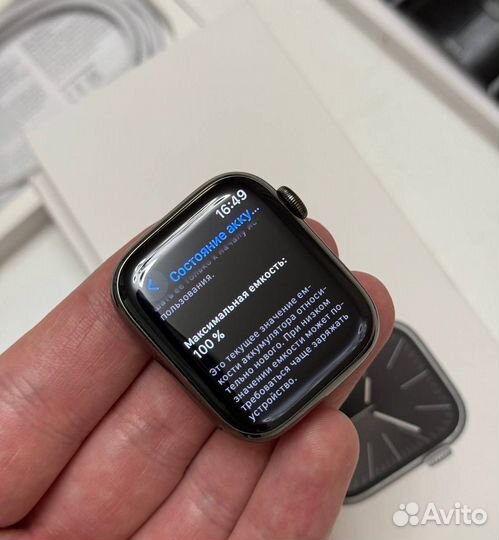 Apple Watch 9 45mm stainless steel black