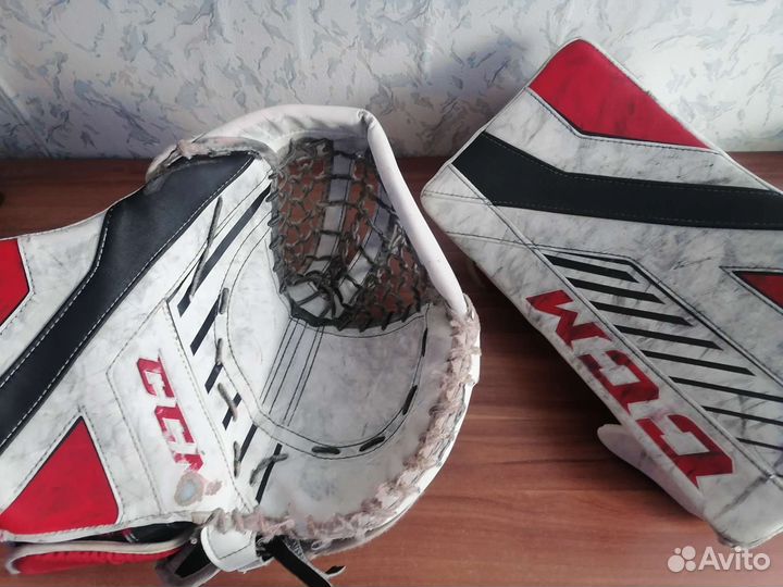 Хоккейные вратарские блин и ловушка ccm axis 1.9