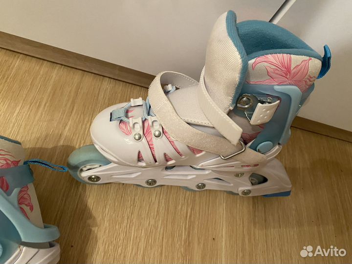 Роликовые коньки детские раздвижные