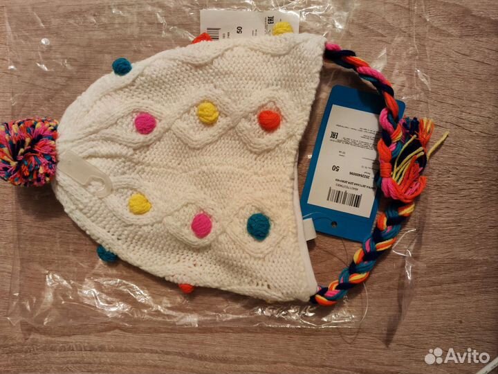 Шапка осенняя для девочки 48