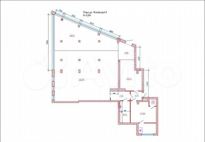 Свободного назначения, 120 м²