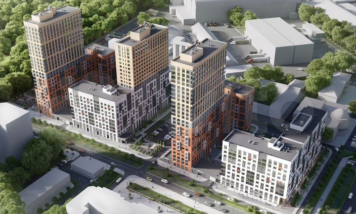 2-к. квартира, 47,7 м², 6/25 эт.