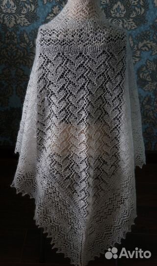 Пуховая косынка