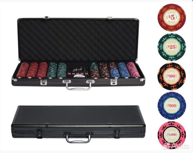 Набор для покера Casino Royale на 500 фишек