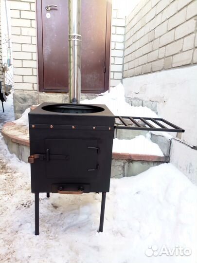 Печь для казана. Учаг. Казан мангал