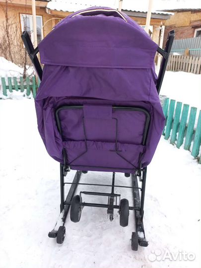 Детские санки Коляска с колесами