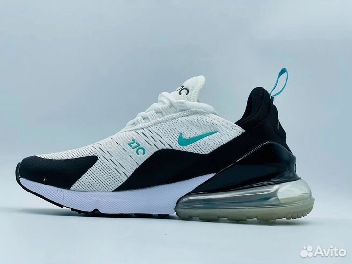 Nike air max 270 бело-чёрные разм. 43