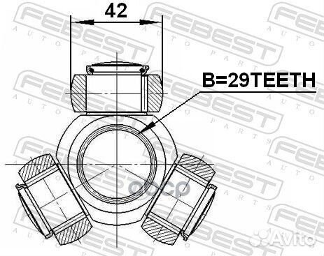 Трипод 2516BOX3 Febest