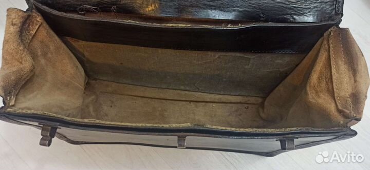 Винтажный портфель кожаный