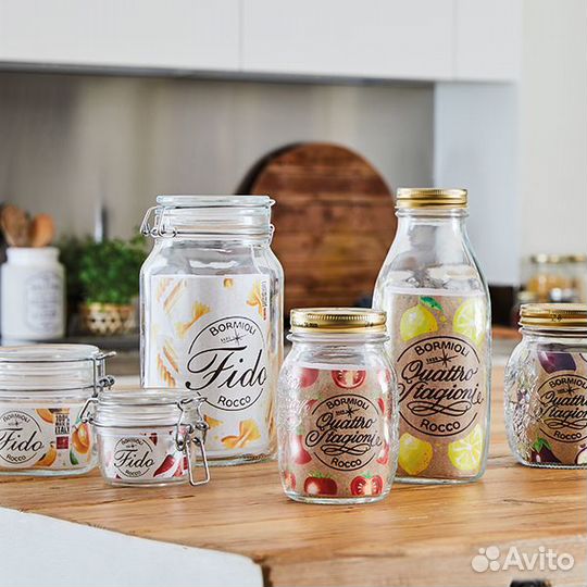 Банка для сыпучих продуктов «Фидо» Fido Bormioli R