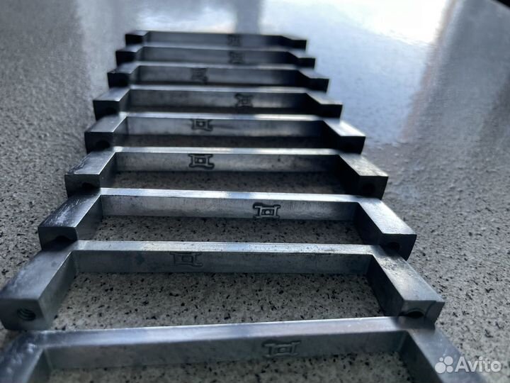 Мебельные ручки скобы металлические СССР 10 шт