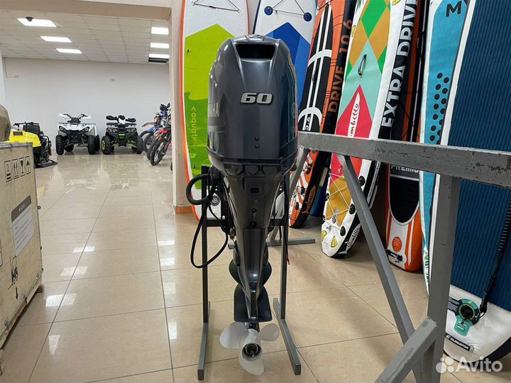 Лодочный мотор yamaha F60fetl б/у