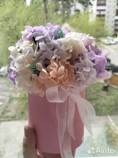 Букет из стабилизированных цветов