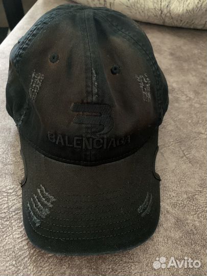 Бейсболка balenciaga черная 57 см