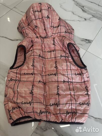 Жилет button blue