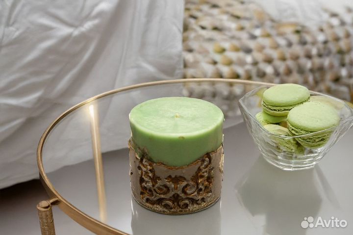 Свеча бетонная для интерьера