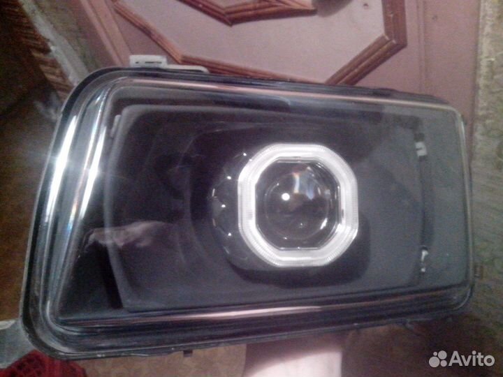 Стекла фар Audi 80 b4 гладкие, пара