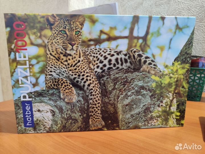 Пазлы 1000 Леопард