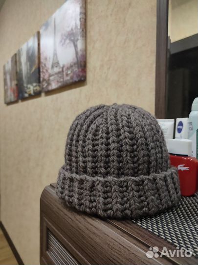 Вязанная шапка ручная работа
